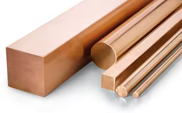 High-conductivity C11000 pure copper bars and square blocks for EDM electrodes precision CNC machining and industrial electrical components