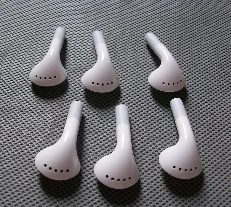 Custom injection molded ABS plastic TWS wireless earbuds housing components — precision consumer electronics earbud shell mold manufacturing for OEM audio brands