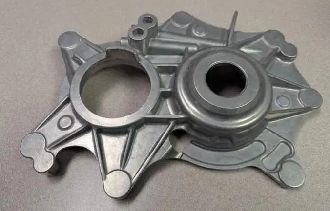 Custom magnesium die casting robotic arm head housing and swing link with CNC precision machined bearing bores — lightweight structural magnesium casting for medical and industrial automation equipment